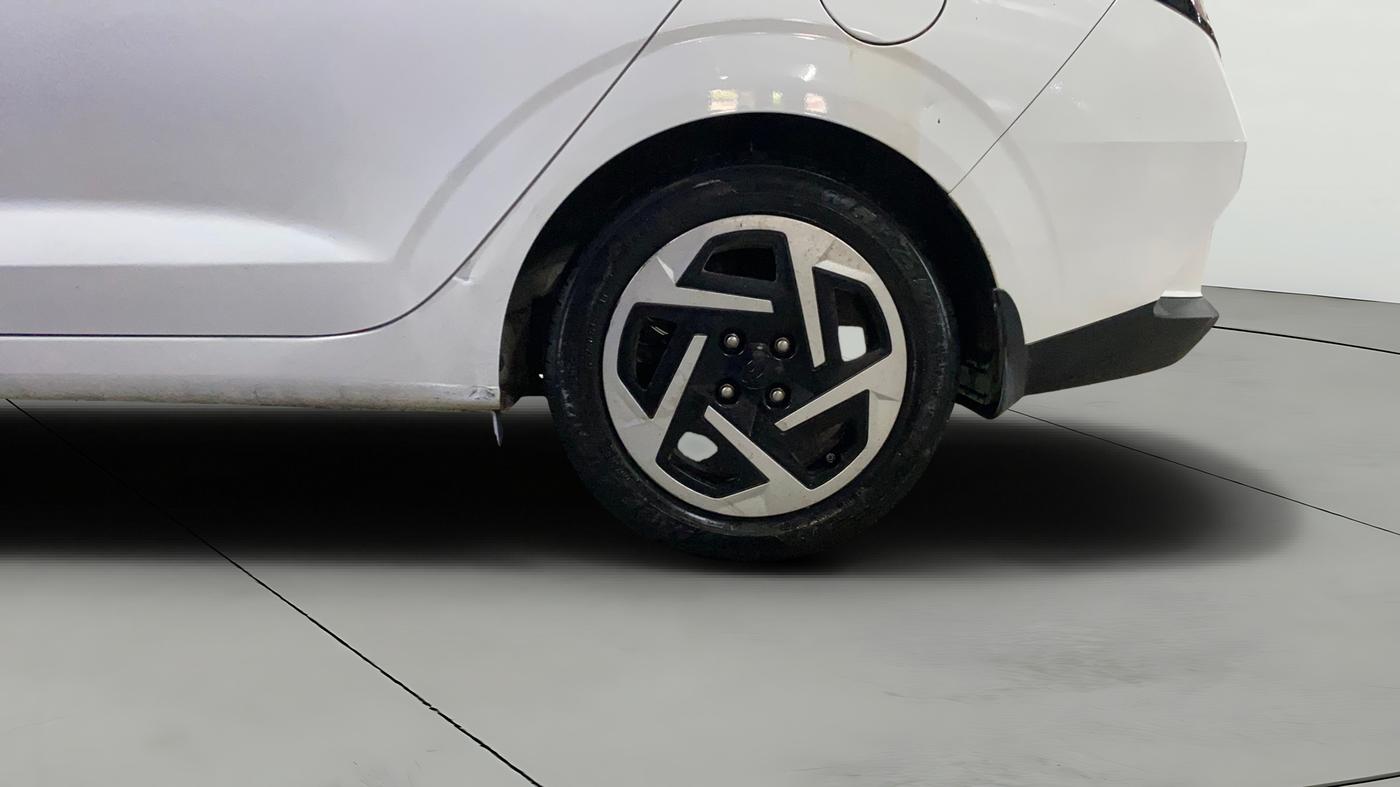 2025 Hyundai AURA S 1.2, CNG, Manual, 23,514 km, Left Rear Wheel