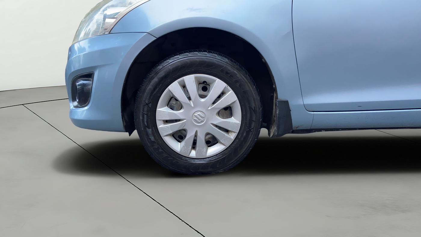 2013 Maruti Swift Dzire VXI, Petrol, Manual, 75,950 km, Left Front Wheel