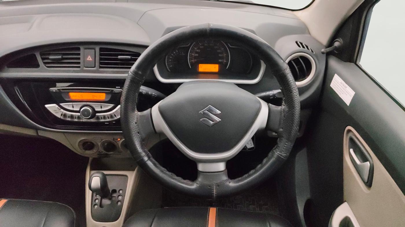 2015 Maruti Alto K10 VXI AMT, Petrol, Automatic, 66,936 km, Steering Wheel Close Up