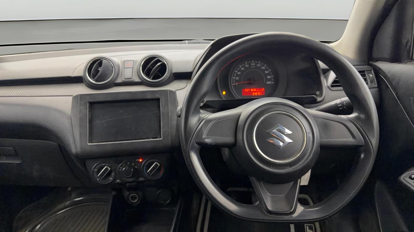 2018 Maruti Swift LXI, Petrol, Manual, 64,661 km, Steering Wheel Close Up