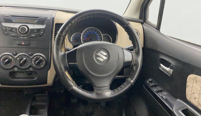 2017 Maruti Wagon R 1.0 VXI, Petrol, Manual, 35,781 km, Steering Wheel Close Up