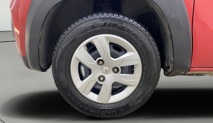 2017 Renault Kwid 1.0 RXT 02 Anniversary Edition, Petrol, Manual, 16,853 km, Left Front Wheel