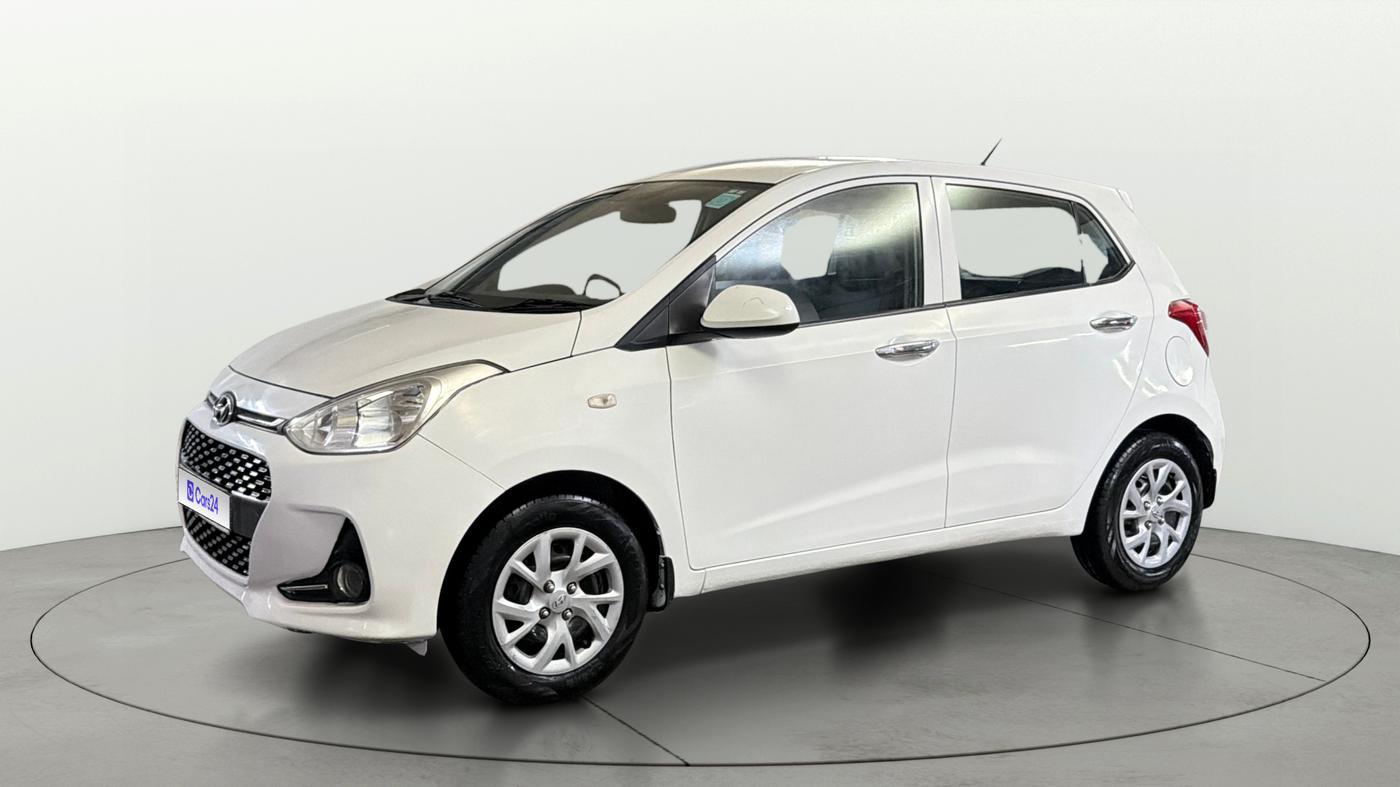 2017 Hyundai Grand i10 SPORTZ 1.2 KAPPA VTVT, Petrol, Manual, 55,669 km, Left Front Diagonal