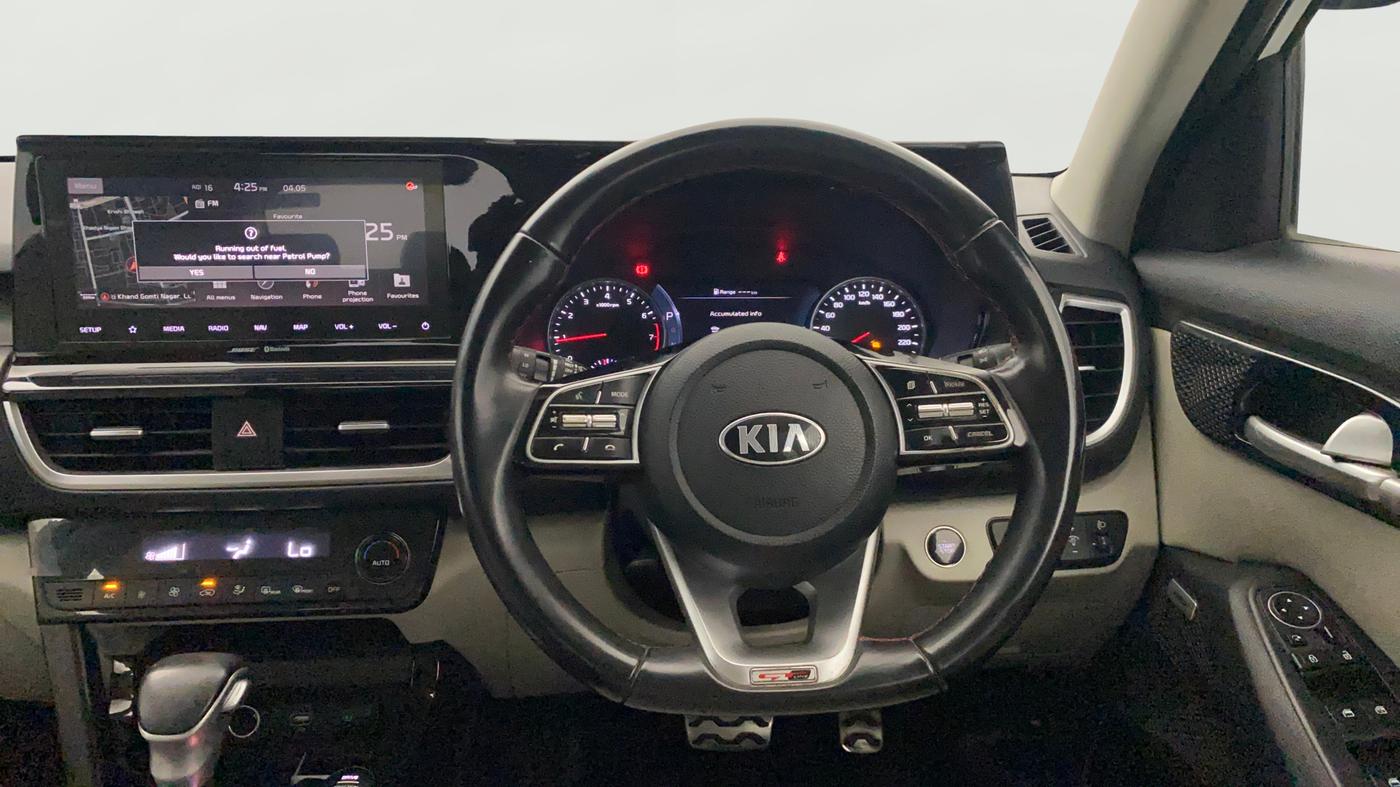 2020 KIA SELTOS GTX PLUS DCT 1.4 PETROL, Petrol, Automatic, 72,600 km, Steering Wheel Close Up