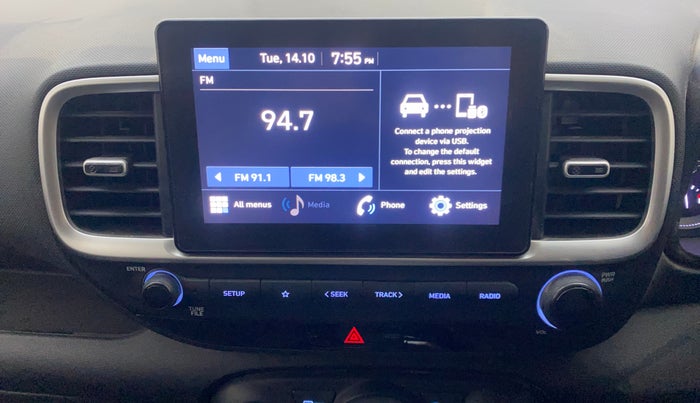 2021 Hyundai VENUE SX 1.0 TURBO IMT, Petrol, Manual, 48,902 km, Air Conditioner