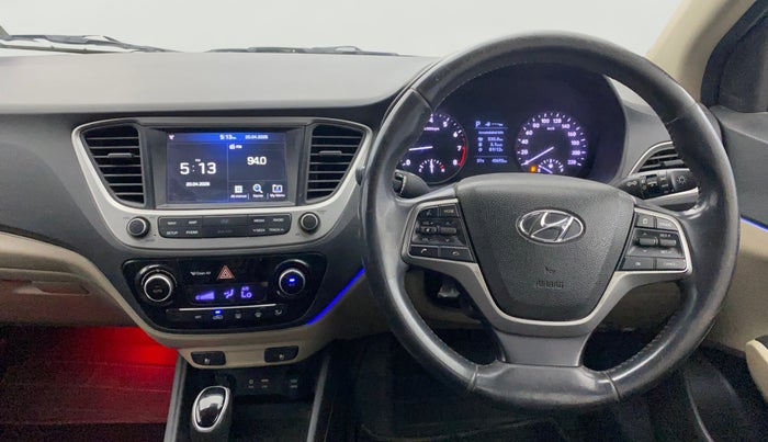 2018 Hyundai Verna 1.6 VTVT SX (O) AT, Petrol, Automatic, 43,684 km, Steering Wheel Close Up