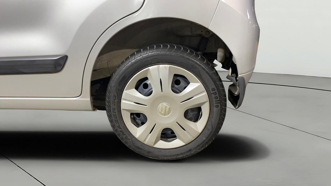 2013 Maruti Wagon R 1.0 VXI, Petrol, Manual, 13,038 km, Left Rear Wheel