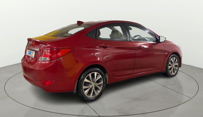 2016 Hyundai Verna 1.6 VTVT SX AT, Petrol, Automatic, 69,543 km, Right Back Diagonal