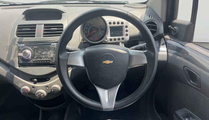 2012 Chevrolet Beat LS PETROL, Petrol, Manual, 66,905 km, Steering Wheel Close Up