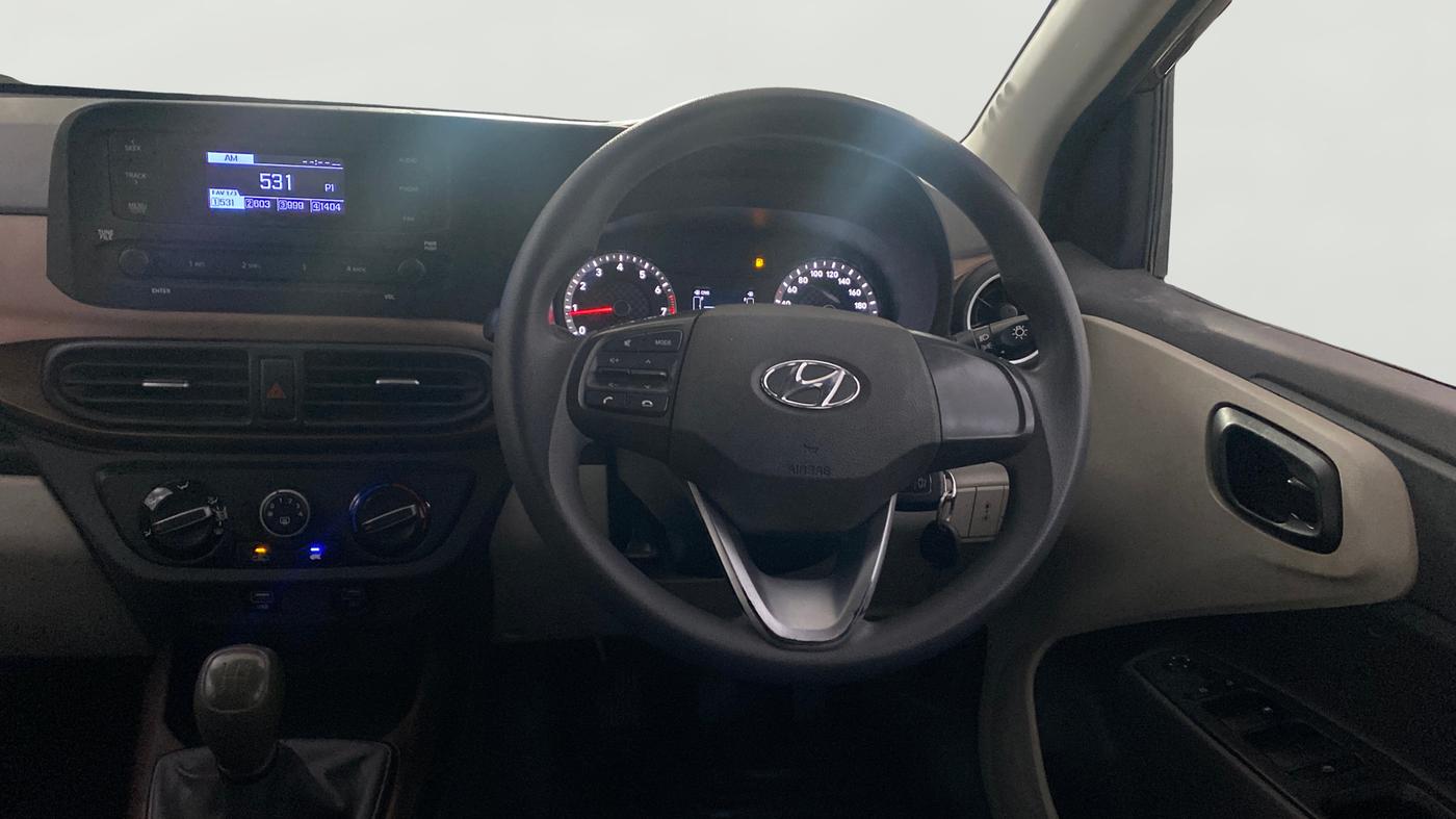 2020 Hyundai AURA S 1.2 CNG, CNG, Manual, 52,138 km, Steering Wheel Close Up