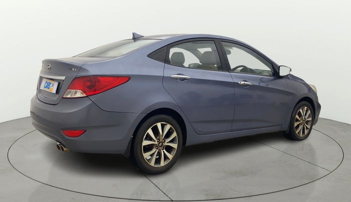 2014 Hyundai Verna FLUIDIC 1.6 VTVT SX OPT, Petrol, Manual, 99,204 km, Right Back Diagonal