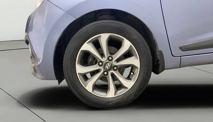 2015 Hyundai Xcent SX AT 1.2 (O), Petrol, Automatic, 83,775 km, Left Front Wheel