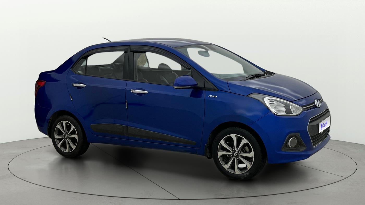 2015 Hyundai Xcent SX AT 1.2 (O), Petrol, Automatic, 63,320 km, Right Front Diagonal