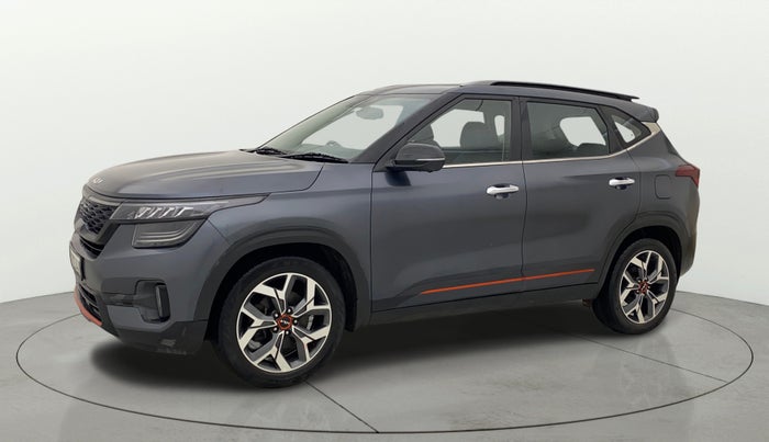 2021 KIA SELTOS X LINE 1.4 PETROL DCT, Petrol, Automatic, 46,618 km, Left Front Diagonal
