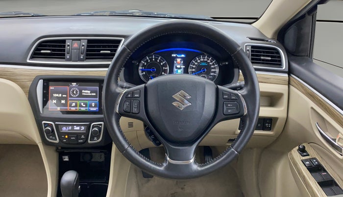 2020 Maruti Ciaz ALPHA  AT 1.5 SHVS PETROL, Petrol, Automatic, 14,845 km, Steering Wheel Close Up