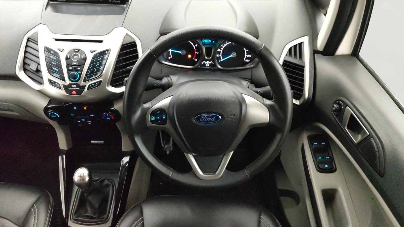 2015 Ford Ecosport TITANIUM 1.5L PETROL, Petrol, Manual, 40,331 km, Steering Wheel Close Up