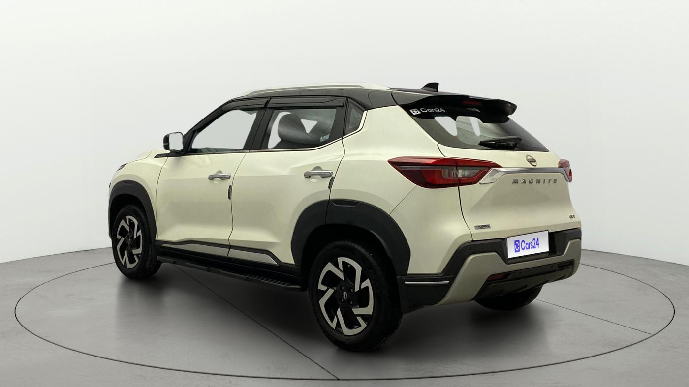 2023 Nissan MAGNITE XV PREMIUM TURBO CVT DUAL TONE, Petrol, Automatic, 6,857 km, Left Back Diagonal
