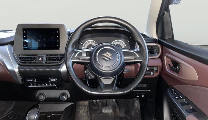 2025 Maruti FRONX DELTA PLUS 1.2L AGS, Petrol, Automatic, 977 km, Steering Wheel Close Up