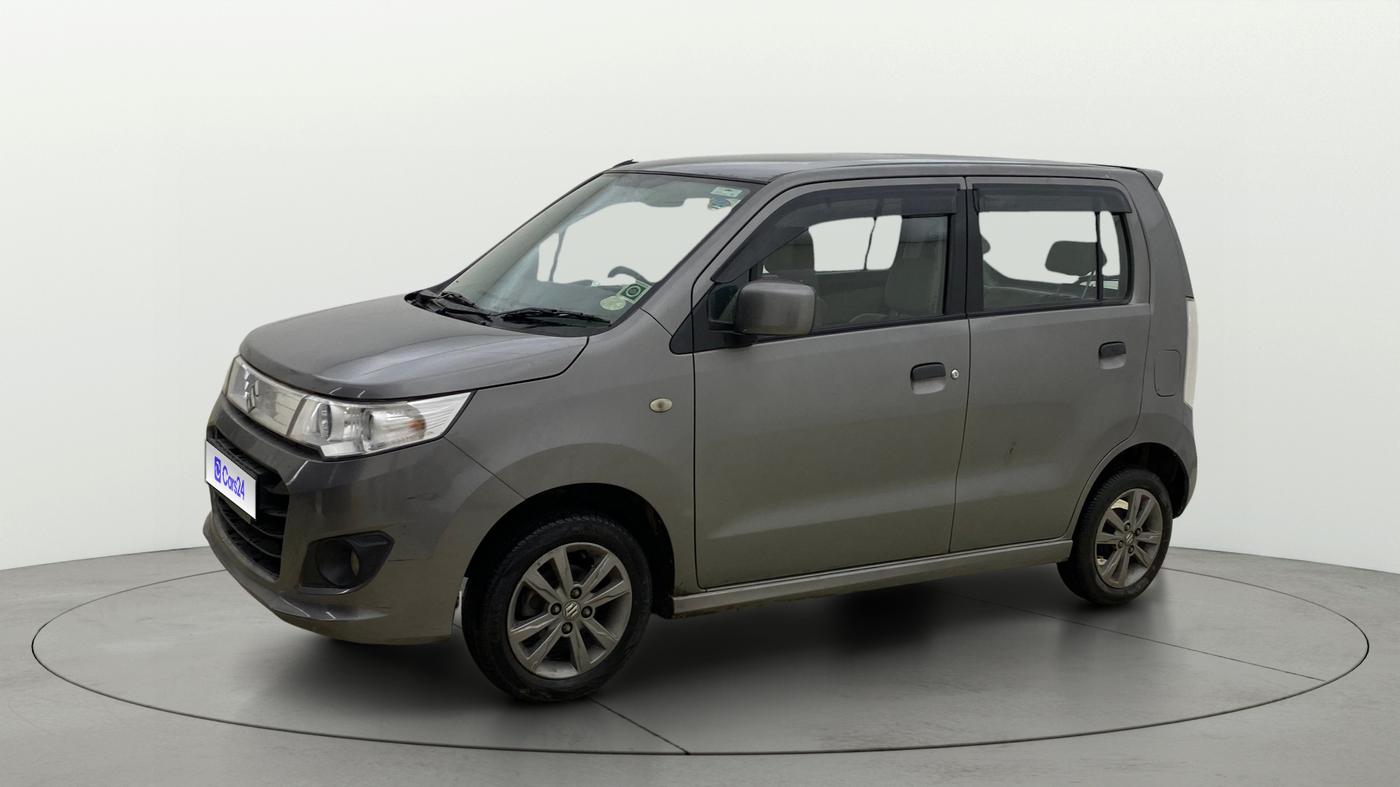 2017 Maruti Wagon R 1.0 VXI+ AMT, Petrol, Automatic, 23,569 km, Left Front Diagonal