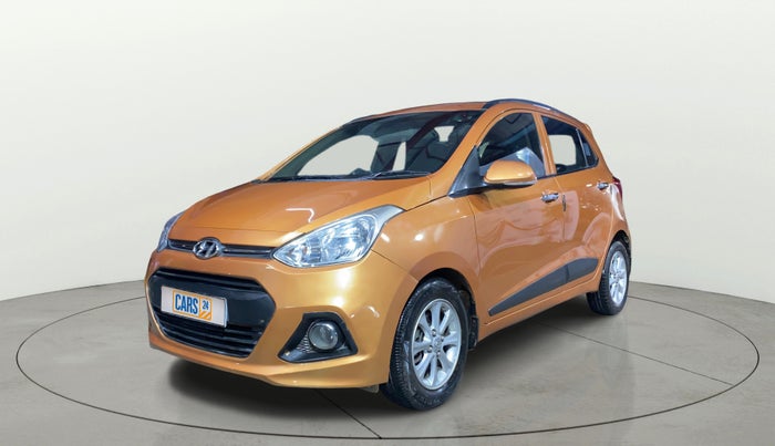 2014 Hyundai Grand i10 ASTA 1.2 KAPPA VTVT, Petrol, Manual, 1,05,938 km, Left Front Diagonal