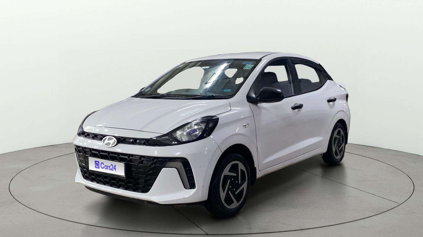 2025 Hyundai AURA S 1.2, CNG, Manual, 23,514 km, Left Front Diagonal