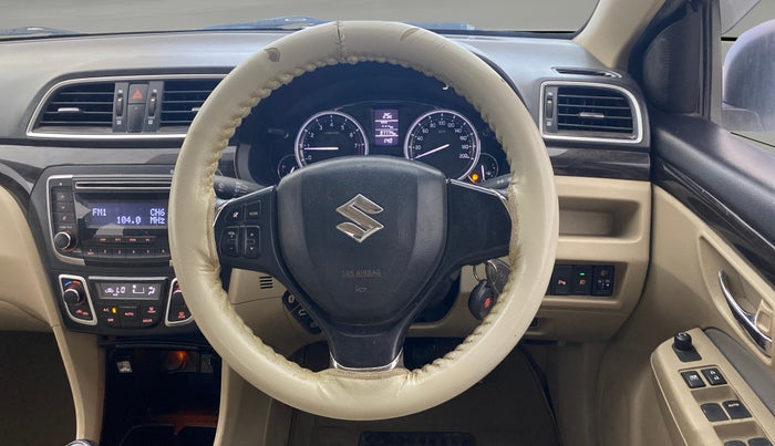 2017 Maruti Ciaz VXI, Petrol, Manual, 97,745 km, Steering Wheel Close Up