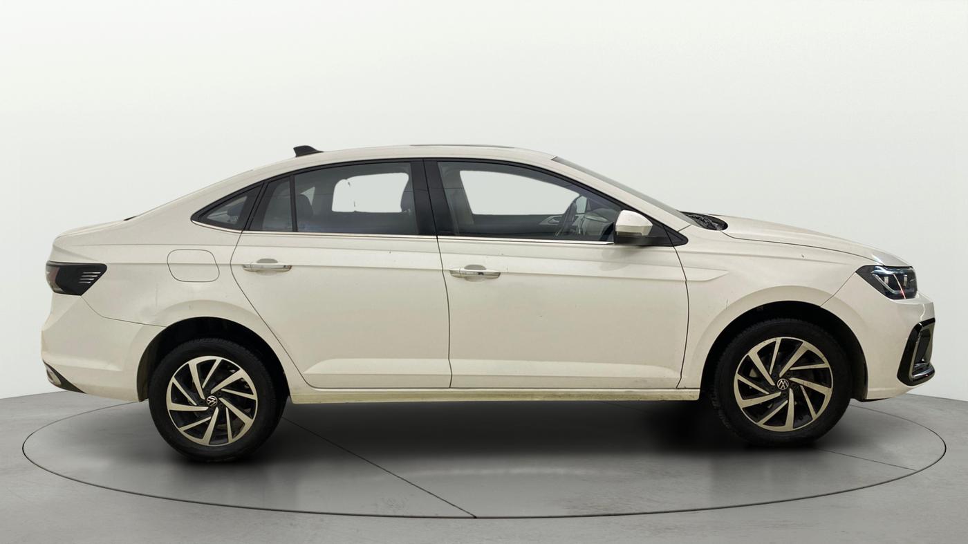 2023 Volkswagen VIRTUS TOPLINE TSI 1.0 AT, Petrol, Automatic, 77,369 km, Right Side View