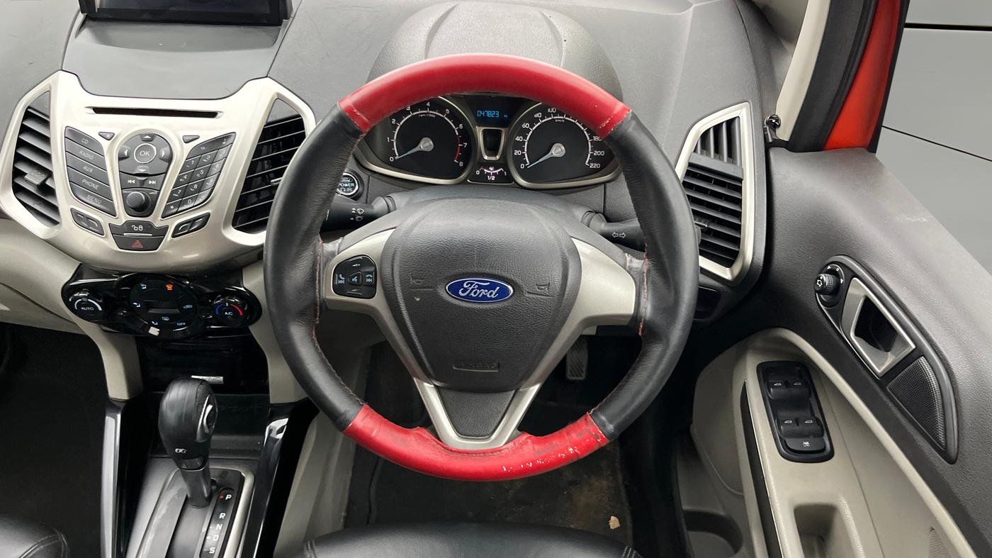 2015 Ford Ecosport TITANIUM 1.5L PETROL AT, Petrol, Automatic, 47,801 km, Steering Wheel Close Up