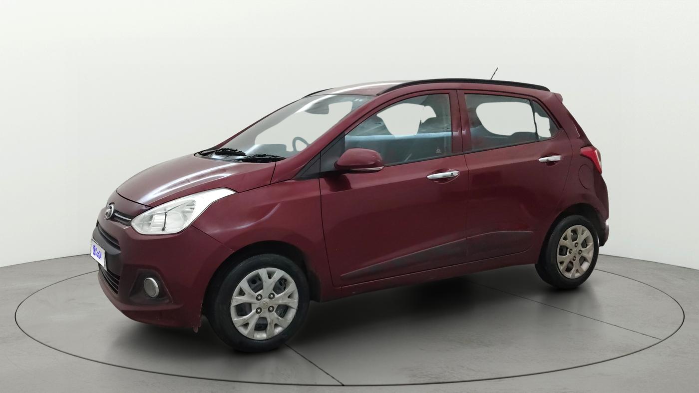 2014 Hyundai Grand i10 SPORTZ AT 1.2 KAPPA VTVT, Petrol, Automatic, 98,336 km, Left Front Diagonal