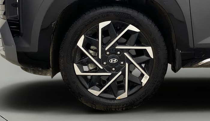2024 Hyundai ALCAZAR Signature 7 STR 1.5 Turbo GDi Petrol DCT, Petrol, Automatic, 7,165 km, Left Front Wheel