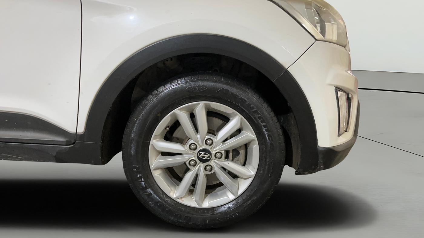 2017 Hyundai Creta E PLUS 1.6 PETROL, Petrol, Manual, 78,595 km, Right Front Wheel