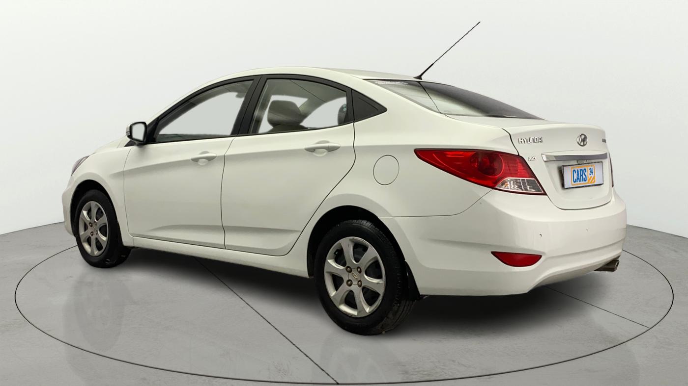 2013 Hyundai Verna FLUIDIC 1.6 VTVT EX, Petrol, Manual, 94,627 km, Left Back Diagonal