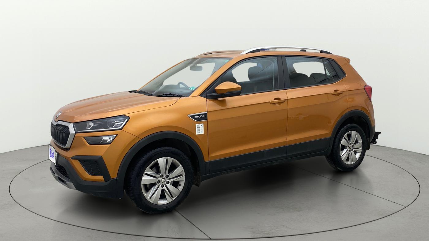2023 Skoda KUSHAQ AMBITION 1.0L TSI AT, Petrol, Automatic, 15,555 km, Left Front Diagonal