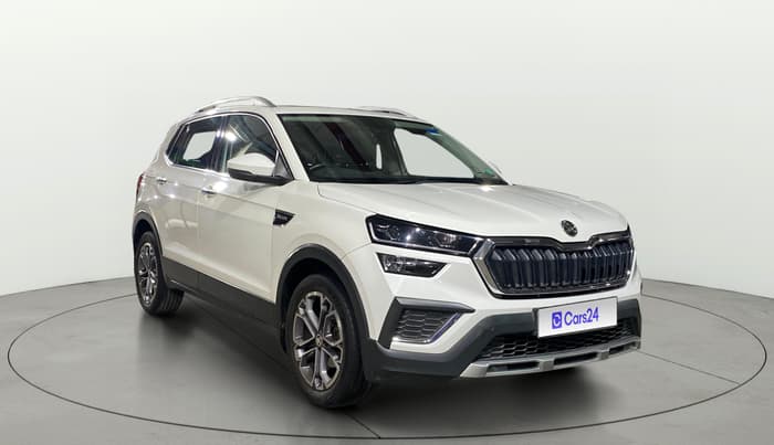 2021 Skoda KUSHAQ STYLE 1.0L TSI AT, Petrol, Automatic, 26,533 km, Right Front Diagonal