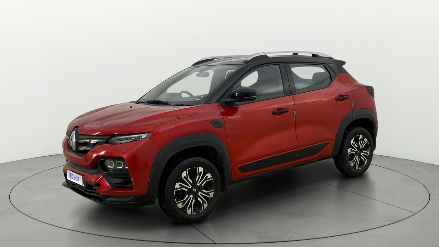 2022 Renault Kiger RXT (O) AMT DUAL TONE, Petrol, Automatic, 44,713 km, Left Front Diagonal