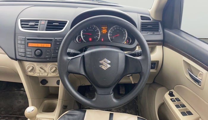 2014 Maruti Swift Dzire VXI, Petrol, Manual, 43,851 km, Steering Wheel Close Up