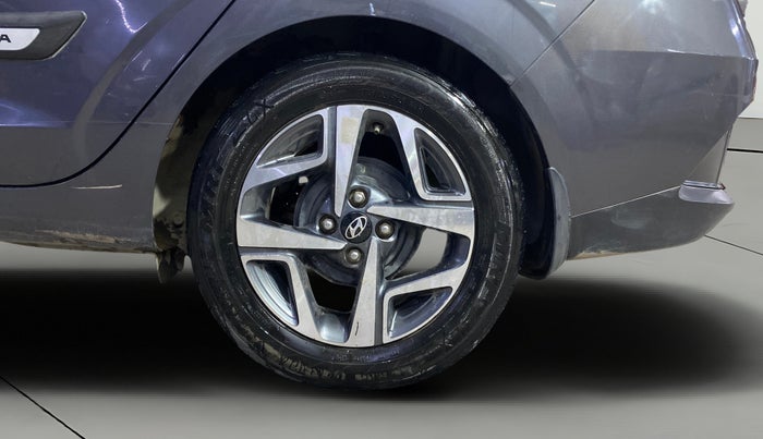 2021 Hyundai AURA SX 1.2, CNG, Manual, 76,413 km, Left Rear Wheel