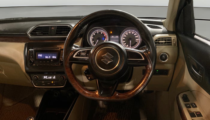 2017 Maruti Dzire ZXI, Petrol, Manual, 1,07,601 km, Steering Wheel Close Up