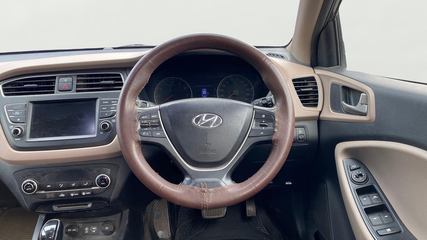 2019 Hyundai Elite i20 ASTA (O) CVT, Petrol, Automatic, 57,689 km, Steering Wheel Close Up