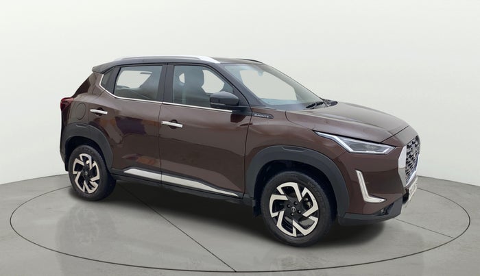 2023 Nissan MAGNITE XV PREMIUM TURBO CVT DUAL TONE, Petrol, Automatic, 11,306 km, Right Front Diagonal