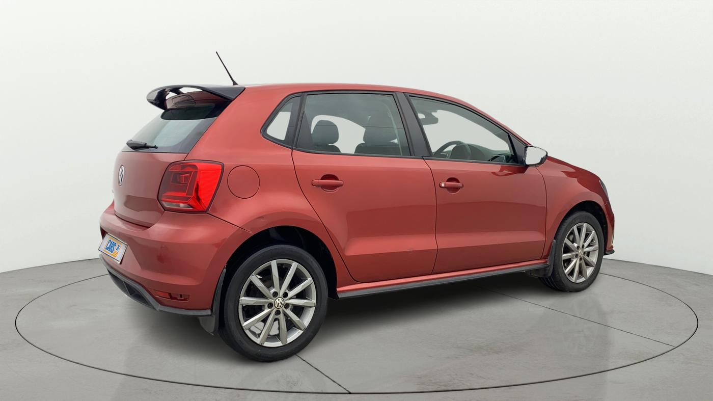 2020 Volkswagen Polo 1.0 GT TSI AT, Petrol, Automatic, 1,18,355 km, Right Back Diagonal