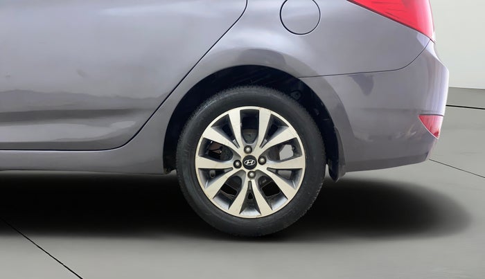 2015 Hyundai Verna FLUIDIC 4S 1.6 VTVT S(O), Petrol, Manual, 52,154 km, Left Rear Wheel