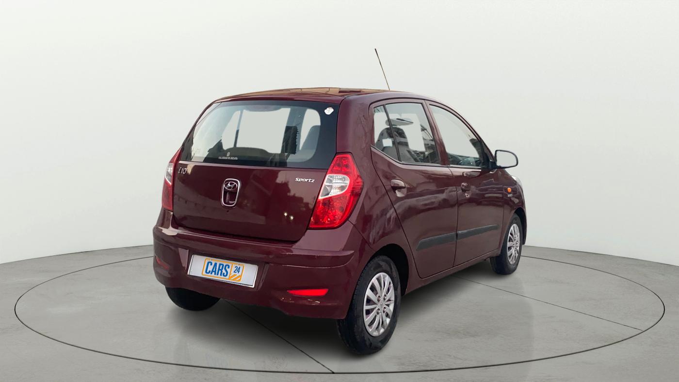 2016 Hyundai i10 SPORTZ 1.1, Petrol, Manual, 36,455 km, Right Back Diagonal