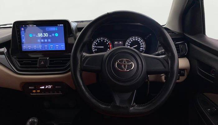 2023 Toyota Glanza E, Petrol, Manual, 43,994 km, Steering Wheel Close Up