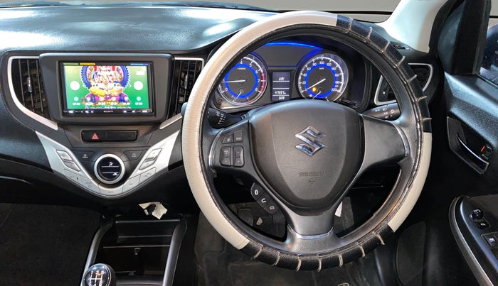 2016 Maruti Baleno DELTA PETROL 1.2, Petrol, Manual, 47,594 km, Steering Wheel Close Up