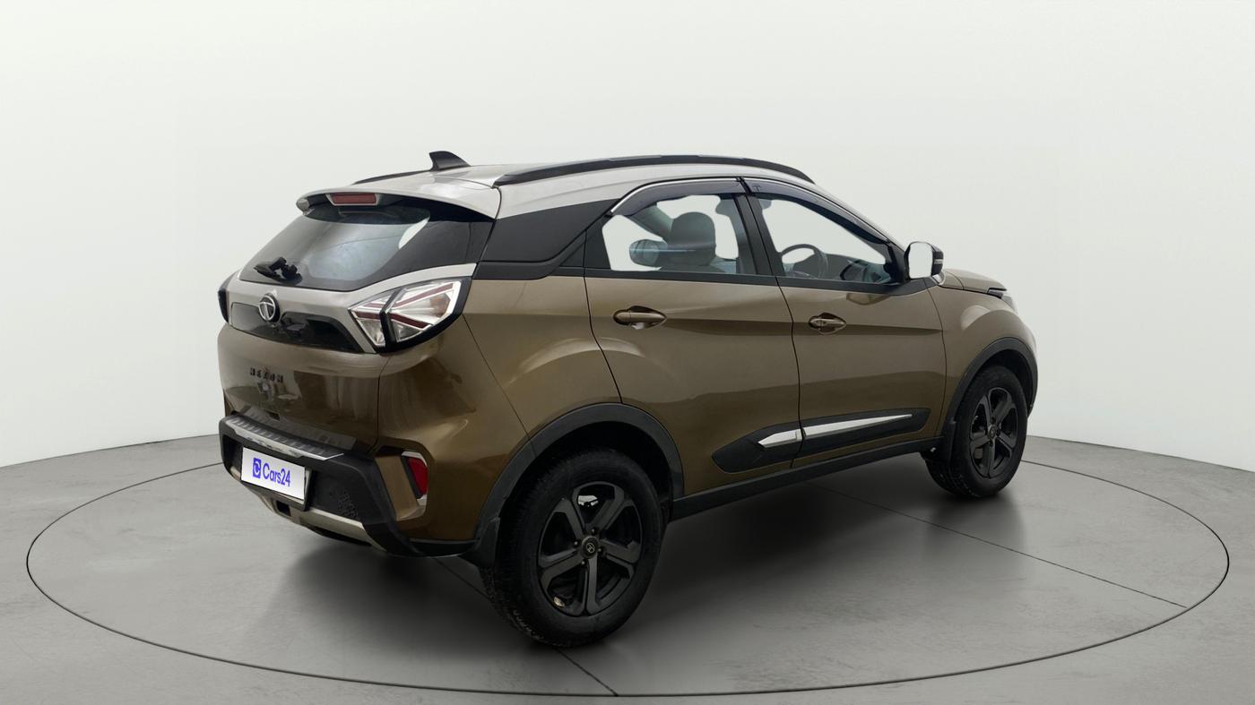 2022 Tata NEXON XZA PLUS (PREMIUM) PETROL JET, Petrol, Automatic, 19,836 km, Right Back Diagonal