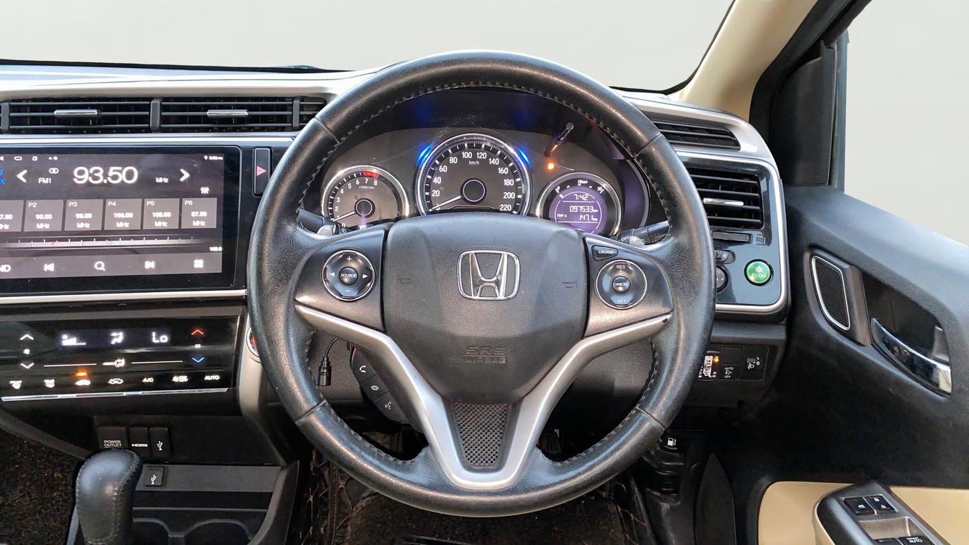 2018 Honda City 1.5L I-VTEC ZX CVT, CNG, Automatic, 97,534 km, Steering Wheel Close Up