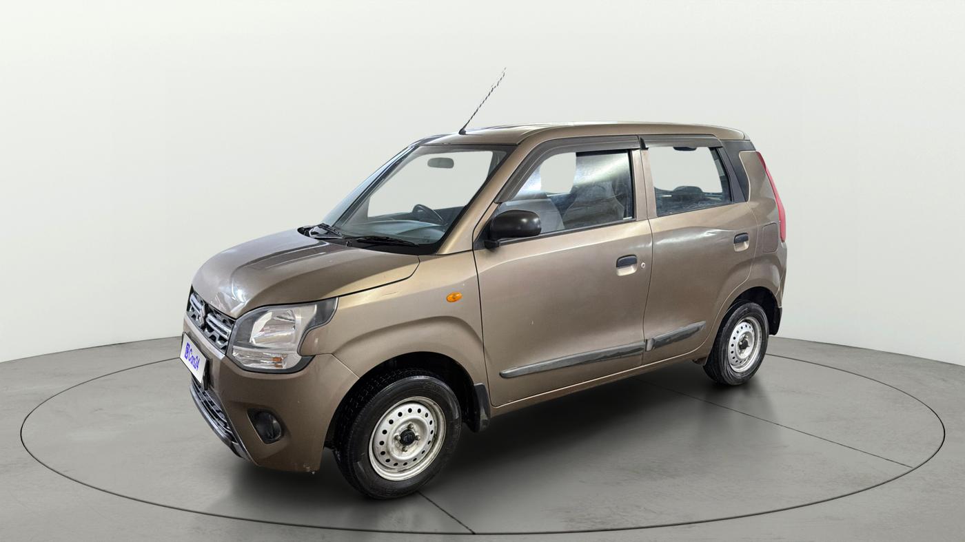 2020 Maruti New Wagon-R LXI CNG 1.0, CNG, Manual, 1,09,648 km, Left Front Diagonal
