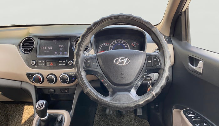 2019 Hyundai Grand i10 SPORTZ 1.2 KAPPA VTVT, Petrol, Manual, 24,267 km, Steering Wheel Close Up
