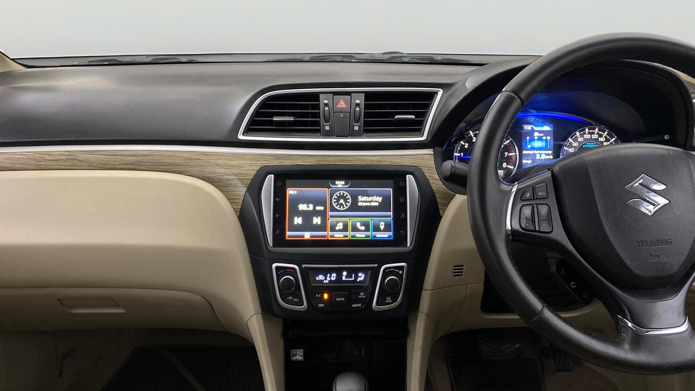 2020 Maruti Ciaz ALPHA  AT 1.5 SHVS PETROL, Petrol, Automatic, 86,373 km, Air Conditioner